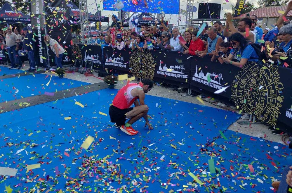 Ημιμαραθώνιος Κρήτης: Συνέτριψε το ρεκόρ διαδρομής ο Ούγγρος Gaspar, νικήτρια η Ολλανδή Wilknes (pics, vid) runbeat.gr